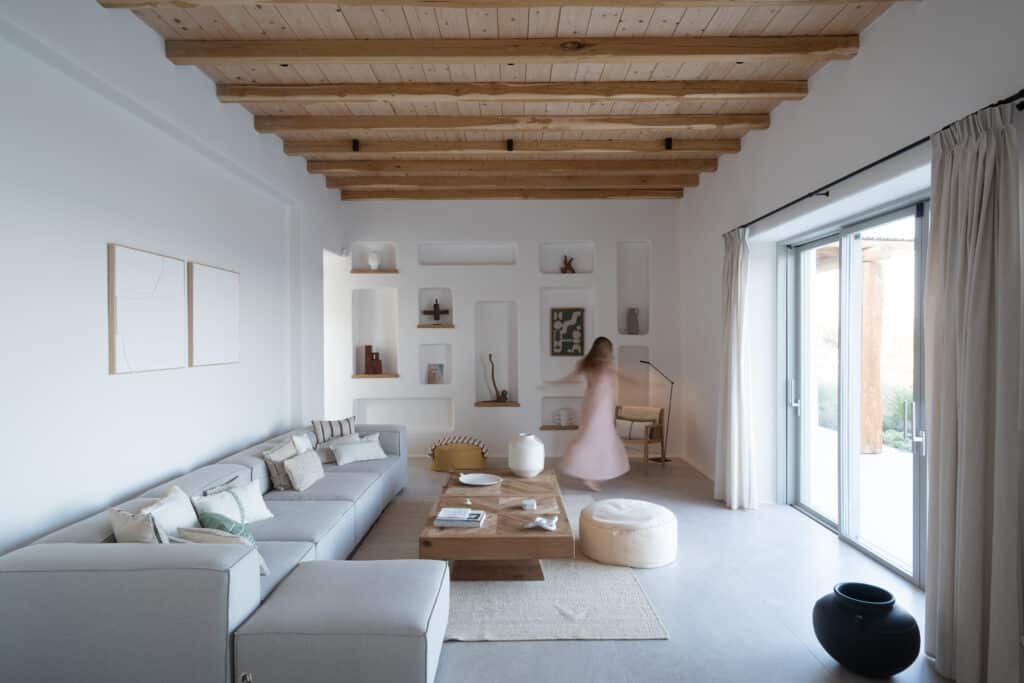 Living room Casa Hostes Milos
